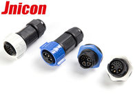 Panel Mount Electrical Round Multi Pin Connectors 3 Pin Power And 9 Pin Signal