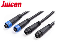 Jnicon 2 Pin 3 Pin Waterproof Cable Connector , IP67 Outdoor Electrical Cable Connectors
