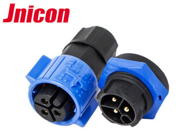 M19 3 Pole Waterproof Plug And Socket Cable Connector IP68 Wire To Board For Power LED