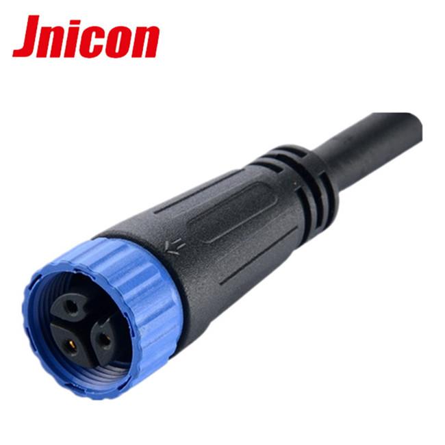 IP68 Plastic 3 Pin Round Connector Waterproof Male Female Power And ...