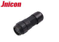 Black Ring 10A Power Connector Waterproof Easy Locking High Durability