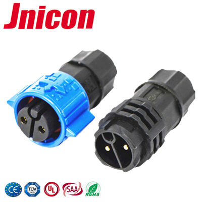 PA66 Waterproof Electrical Connectors Quick Lock IP67 M19 Male Female Connector