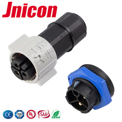M19 IP67 Rated Waterproof Plug Socket 20A Power Connector for Outdoor LED Equipment