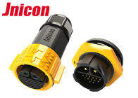Power Data Combined Waterproof LED Connectors , 20 Pin Circular Ethernet Connector