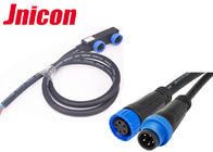 F Branch 2 Way Waterproof Connector High Current Safety For Data Transmission