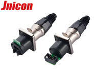 8 Pin RJ45 Waterproof Connector , IP65 Ethernet Connector Use With Powercon