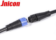 3 Poles Male Female Waterproof Circular Connectors Overmolded With Cable