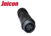 UL Approved 10A Waterproof Plug Connectors 4 Pole Male Female Screw Connecting