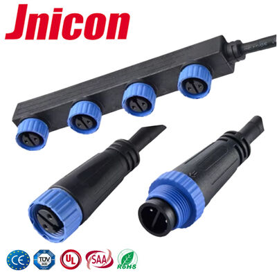 300V 10A Small Waterproof Wire Connectors TUV Electrical Male Female Connectors