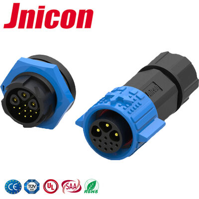 20A Circular Connector 12 Pin Power Signal M19 Quick Lock Waterproof Connectors