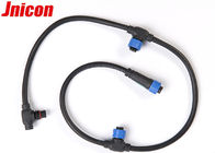 T Shaped IP67 Cable Connector 10A / 300V For Electrical Power Extension