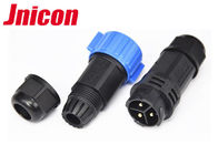 3 Pin IP67 Waterproof Power Connector Male Female Butt Joint CE Approved