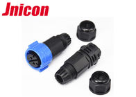 Blue IP67 Power Connector 50A Quick Connect Self Locking Design For LED Equipment