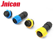 IP67 Outdoor Waterproof Connectors Socket Blue / Yellow For Distribution Box