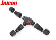 IP68 Waterproof Cable Connector Screw Fixing , Waterproof Electric Cable Connectors