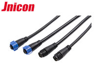 Male Female Waterproof Data Connector Outdoor Cable Welding IP67 Jnicon 3 Pin