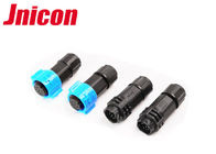 Electrical 9 Pin Push Lock Connectors Outdoor Waterproof IP67 With Dust Cover