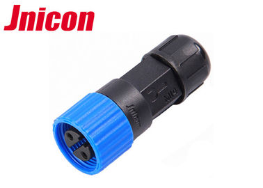 M15 IP68 Waterproof Plug Connectors , Outdoor Plug Connector High Speed Transmission