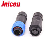 Jnicon 5 Pin Waterproof Male Female Connector IP67 Push Locking Connection