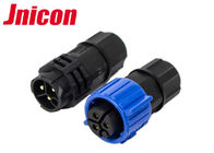 Straight LED Outdoor Waterproof Connectors 3 Pin Blue Color For LED Display