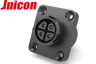 Jnicon Flange Waterproof Panel Mount Power Connector M19 4 Pin With Small Screws