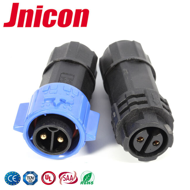 M19 2 Pin Industrial Circular Connector TUV Male To Female Waterproof Connectors