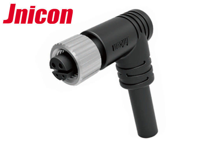 90 Degree Multi Pin Connectors Waterproof 4 Pin Male Small Size Low Current