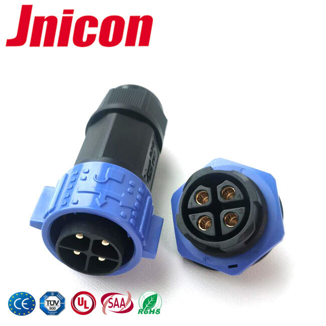 M25 500V Plastic PA66 Quick Lock Power Connector Wire To Board Connector Types