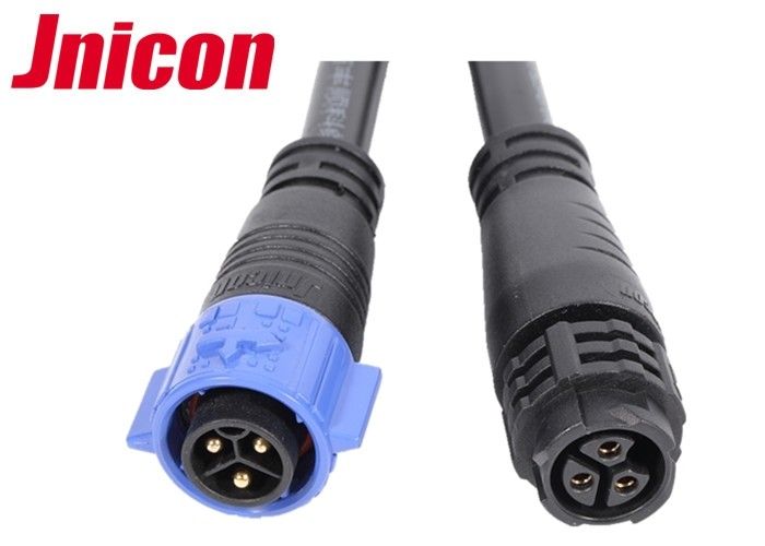 Electrical Home Waterproof Audio Connector High Durability PA66 / Plastic Housing