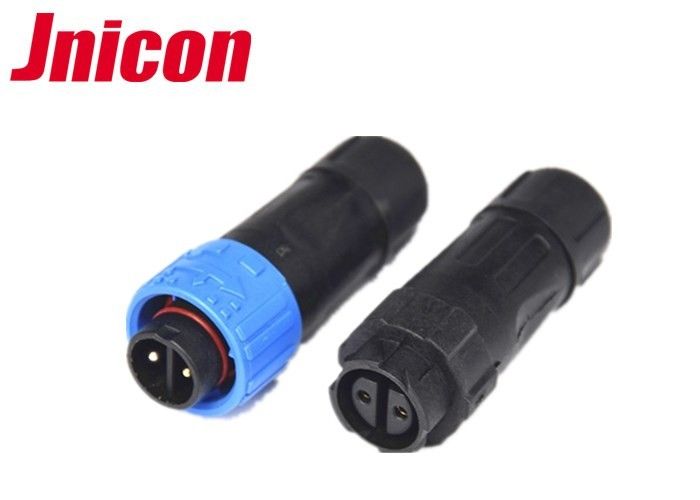 M16 Outdoor Waterproof Male Female Wire Connectors IP67 Male Female 2 Pin Push Locking
