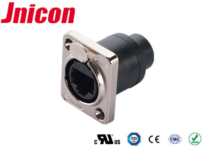 Panel Mount Waterproof RJ45 Ethernet Connector For Harsh Environments