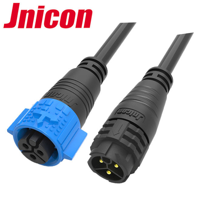 Cable To Cable IP67 Cable Connector 20A / 300V With Multi Pin Male Female Plug