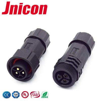 20A M19 IP68 3 Pin Connector Gold Plated Male And Female Waterproof