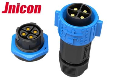 High Current Waterproof Plug Socket , Aviation 50A Circular Industrial Plug Socket