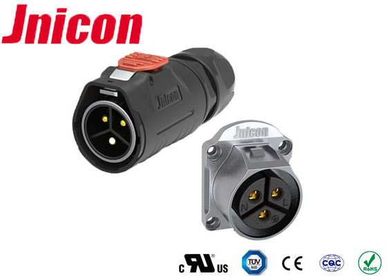 MJ24 Model 50A Large Current Watertight Power Connectors For Industrial Automation